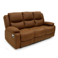 Ensemble de canapés inclinables manuels en tissu moderne Geeksofa 3 2 1 pour salon