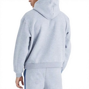 Ensemble de survêtement personnalisé pour homme, avec sweat à capuche et pantalon de jogging, idéal pour l'hiver, décontracté, élégant, pour la gym et le sport, séchage rapide - Product Image 4