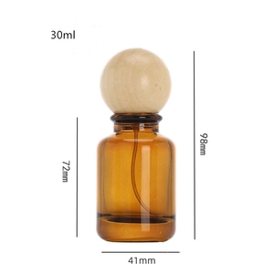 Botella de vidrio ámbar de <span class=keywords><strong>Perfume</strong></span> Moq bajo vacío 2024 Con caja para crema facial rímel pelucas de gotas para ojos atomizador botella de vidrio - Product Image 4