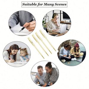 Wholesale Custom Logo Classic Rose Ball Point Advertising Stationary Promotion Business Gift Metal <b>Gold</b> Ballpoint <b>Pen</b> - Product Image 4
