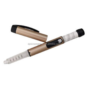 Stylo d'injection réutilisable ApexCare Stock Metal 80U V1, cartouche de 3 ml, couvercle en aluminium, emballage en verre médical de précision, soins de la peau - Product Image 4