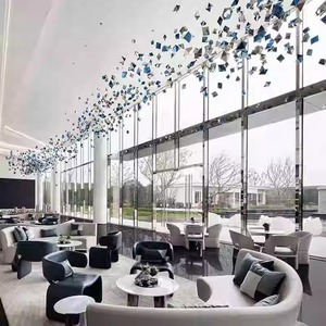 LIGHTOPS Arte creativo Piedra esmaltada Luces colgantes Proyecto grande Departamento personalizado Sala de recepción - Product Image 1