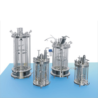 Système de Fermentation Biologique en Verre Laboao, Culture de Cellules de Mammifères et d'Insectes, Bioréacteur 1L-15L