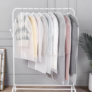 Sac de vêtement suspendu léger sacs de costume transparents avec fermetures à glissière PEVA <span class=keywords><strong>housse</strong></span> anti-poussière respirante pour le rangement des vêtements de placard - Product Image 5