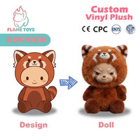 Jouet personnalisé viral pour les réseaux sociaux, boîte mystère, peluche super douce, rembourrage en coton PP, tenues brodées amovibles, anti-stress, TikTok