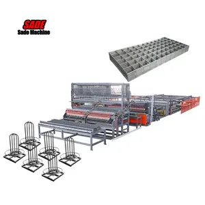 Cage de stockage dispositif entièrement automatique treillis métallique machine de soudage haute vitesse rouleau treillis soudé machine