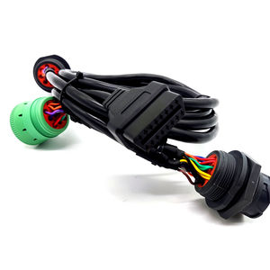 9pin J1939 Type2 fiş <span class=keywords><strong>2</strong></span> J1939 Type1 priz ve OBD2 priz ELD kablo GPS Tracker kablosu - Product Image 5