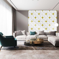 Papier peint pour plafond avec motifs noirs et blancs, panneau 3D qui peut être décollé et collé, autocollant mural en marbre imperméable