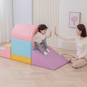 Chất Lượng Cao Macaron Mềm Chơi Bóng Pit Thiết Lập Trong Nhà Ngoài Trời Bé Mềm Chơi Leo núi Và Khối Kinh Doanh Thương Mại Bán - Product Image 4