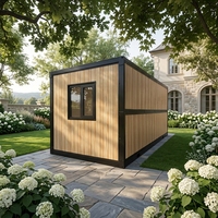 Structure en acier préfabriquée pliable de haute qualité, logement modulaire mobile miniature, résistant aux ouragans, bâtiment de bureaux