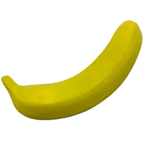 Sustainable Soft Non tonic Nature New Pet 2024 Rubber Aggressive Chewer Fruit Banana for Large Dog Toy