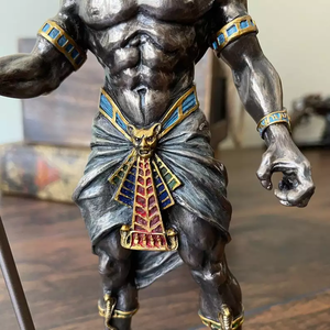 รูปปั้นนักรบผู้พิทักษ์อียิปต์เรซิ่นที่กำหนดเอง - Product Image 2