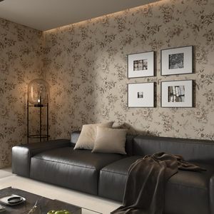 วอลเปเปอร์ลายดอกไม้และผีเสื้อสไตล์วินเทจแบบลอกติดเองสำหรับตกแต่งบ้านในห้องนั่งเล่น ห้องนอน หรือห้องครัว ผลิตในจีน - Product Image 3