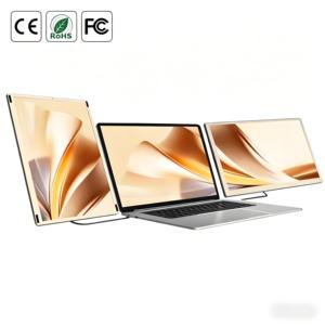 Nouvel écran portable S6 15,6 pouces, triple écran pliable IPS LCD, extension d'ordinateur portable, FHD 1080P, USB C, plug and play - Product Image 1