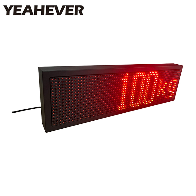 Remote Display with LED Dot Big Display 7 Inch Display with RS232, RS485 Communication for Weighing Indicator