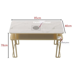Luxury-luxurious online nail art table single person double person triple person <b>simple</b> and modern nail art table Nail art - Product Image 5