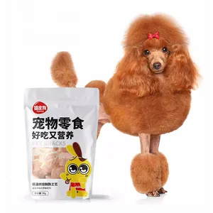 Puppy xử lý tuyết gà PELLET Jerky PET PUPPY dành cho người lớn chó đào tạo Tiền Thưởng 90g con chó ăn nhẹ thực phẩm