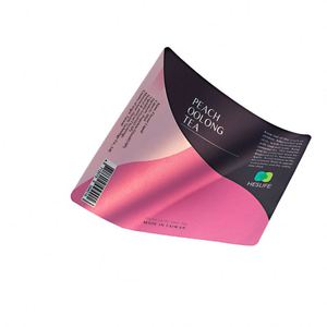 Etiquetas Adhesivas Personalizadas con Logotipo, de PVC Impermeable, para Botellas de Agua y Alimentos, Fabricante de Etiquetas de Marca Privada para Cuidado de la Piel - Product Image 3
