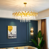 Lustre en cristal nordique chambre lustre de plafond salon lumière salle à manger plafonnier cuisine pendentif lumière décor à la maison