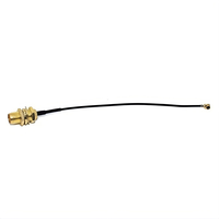 M.2 WiFi Antenna 2.4GHz 5GHz 5.8GHz 3dBi MIMO RP- Male Ngff IPX4 Rubber RP- Cable Laptop Network Card WiFi Adapter