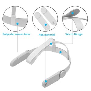 Sangle de tête de remplacement réglable améliorée compatible avec <span class=keywords><strong>Meta</strong></span> <span class=keywords><strong>Quest</strong></span> 2/3/3s, sangle Elite confortable, accessoires VR - Product Image 3
