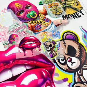 Logo del Servizio Militare Statunitense in Plastisol Pronto per la Pressatura a Caldo, Trasferimenti DTF per Stampa su Magliette, Design Personalizzato di Adesivi Transfer - Product Image 3