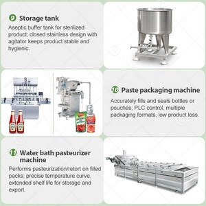 Impianto di Produzione di Salsa Ketchup e Purea, Linea di Produzione di Concentrato di Pomodoro Essiccato, Macchinari per Laboratorio - Product Image 6