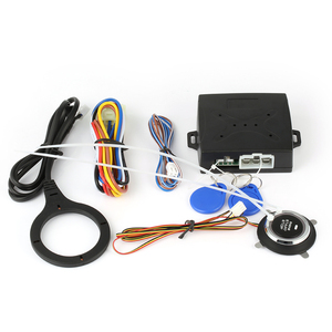 12V coche un botón de bloqueo de coche interruptor de encendido antirrobo modificación sistema de entrada sin llave arranque remoto del motor - Product Image 6