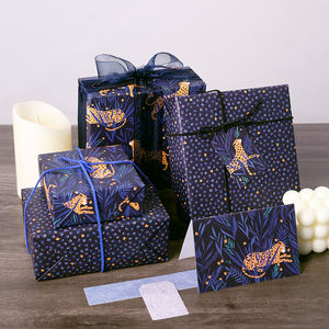 High Quality Wholesale 80g <b>Lucky</b> Leopard <b>Fortune</b> Gifts Bring Wealth Luck Packaging Wrapping Paper Roll - Product Image 1