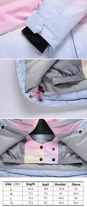 <span class=keywords><strong>Manteau</strong></span> de snowboard de <span class=keywords><strong>ski</strong></span> en plein air Vestes de <span class=keywords><strong>ski</strong></span> de snowboard pour femmes avec poches zippées Veste de <span class=keywords><strong>ski</strong></span> coupe-vent en duvet - Product Image 6