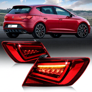 Nouveau feu arrière extérieur à LED, feu stop, <span class=keywords><strong>SEAT</strong></span> <span class=keywords><strong>Leon</strong></span> 2017-2020, ensemble d'éclairage extérieur automobile, remplacement - Product Image 1