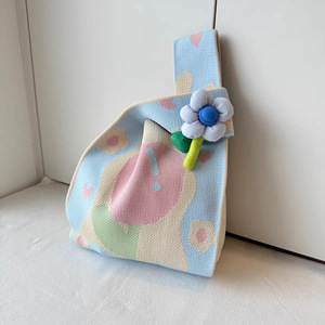 Elegant Knitted <b>Handbag</b> <b>for</b> Women Gift Tote Bag <b>for</b> Baby Shower Birthday or <b>Wedding</b> - Product Image 3