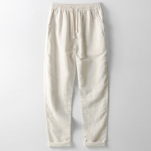 Custom Summer <strong>Drawstring</strong> <strong>Linen</strong> <strong>Pants</strong> <strong>Linen</strong> Trousers Men <strong>Linen</strong> <strong>Pants</strong> Women - Product Image 4