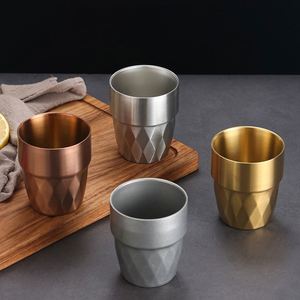 304 Stainless Steel Double-layer Vacuum <b>Insulated</b> Camping Beer <b>Mug</b> 330ml Party Use for Cold Drinks Coffee & Milk Tea - Product Image 2