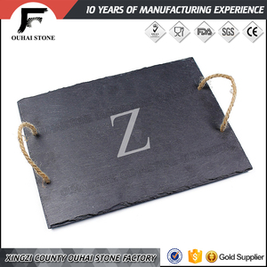 Plateaux de service antidérapants à motif de la belle et la bête, <span class=keywords><strong>d</strong></span>'<span class=keywords><strong>oie</strong></span> <span class=keywords><strong>d</strong></span>'<span class=keywords><strong>oie</strong></span> à volants noirs, planches en ardoise, plateaux de service alimentaires - Product Image 5