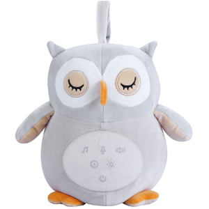 Hibou Jouets Blanc <span class=keywords><strong>Bruit</strong></span> Machine Bébé Son Smart Lumière Sommeil Machines Pluie Haut-Parleur Sommeil Personnalisé Avec Nuit Enfants Pour La Relaxation - Product Image 2