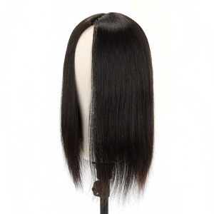 Toprique tùy chỉnh CNC giả da đầu hệ thống chất lượng cao nhất Topper nguyên Trinh Nữ tóc con người Silicone thay thế lụa cơ sở đóng cửa - Product Image 3