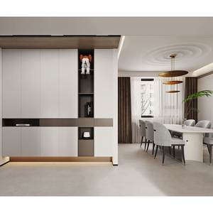 Meubles de chambre à coucher de luxe modernes de première qualité pour penthouse, ensemble complet de chambre à coucher pour hôtel 5 étoiles avec lit king size - Product Image 5