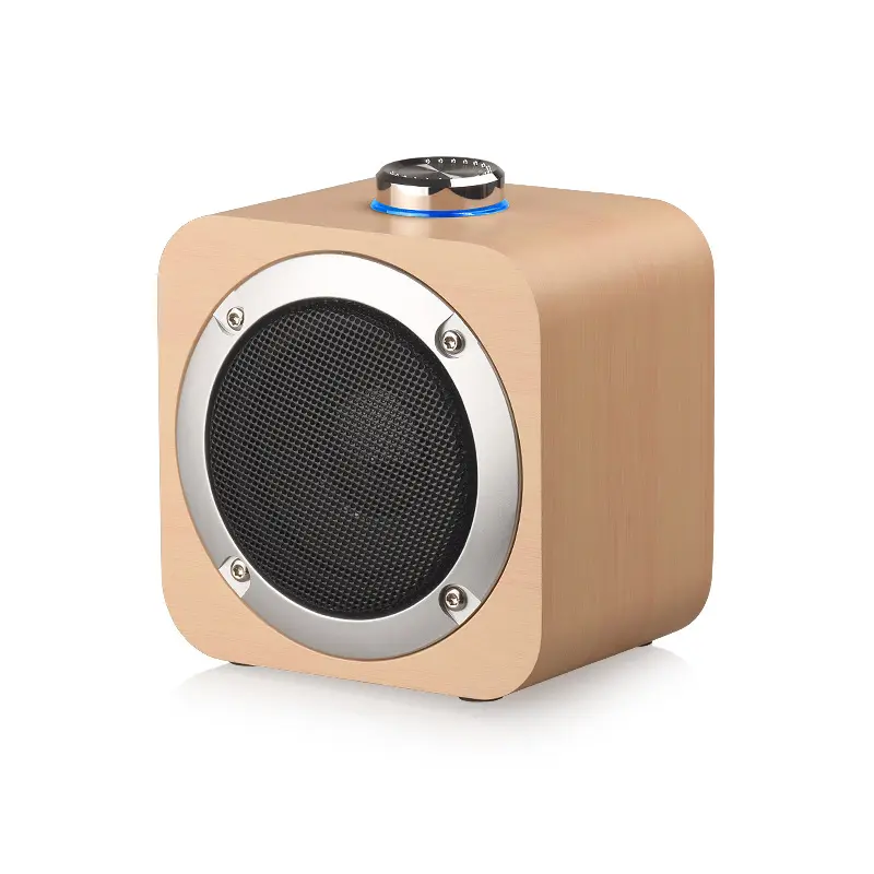 Wooden Speaker Wireless BT 4.2 Speaker Portable Mini Multimedia Music Speakers with Superior Sound Quality