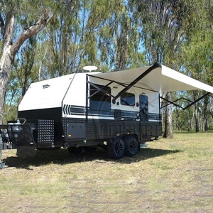 <span class=keywords><strong>Caravane</strong></span> tout-terrain miniature 4x4 avec salle de bain complète, remorque de camping avec <span class=keywords><strong>auvent</strong></span>, cuisine, 2 personnes, pour le camping en famille - Product Image 6