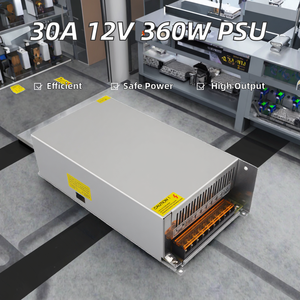 หม้อแปลงไฟฟ้า LED อุตสาหกรรม ACDC 30A 12V 600W จากโรงงานโดยตรง 110V-220V IP20 สำหรับใช้งานภายในอาคาร จ่ายไฟแบบขาออกเดี่ยว รับประกัน 2 ปี - Product Image 2