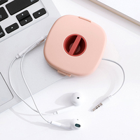 Organizador de Cables Ecológico y Compacto para Sala de Estar - Estuche para Cables de Carga, Auriculares USB, Ratón y Otros Cables