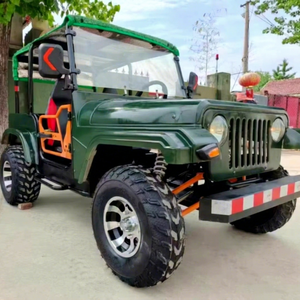 Fabricant professionnel fournissant des Jeeps tout-terrain 350cc, vente en gros de 4x4 fabriqués en Chine, Jeep tout-terrain à quatre roues avec toit, Go Kart - Product Image 1