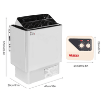 Chauffage électrique de Sauna en acier inoxydable, pour la douche, combustion des pierres précieuses, la vapeur sèche, peinture,