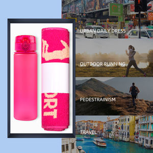 Produzione di bottiglia sportiva da 500ml e Set di asciugamani in polipropilene Souvenir e <span class=keywords><strong>idee</strong></span> regalo - Product Image 6