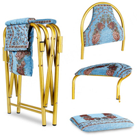 Chaise de prière musulmane islamique portable, utilisation commerciale, mobilier d'église moderne en fer, qualité supérieure, vente en gros à prix d'usine