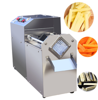 Elektrische Aardappelchips Snijder Roestvrijstalen Wortel Elektrische Aubergine Aardappelstrip Snijmachine