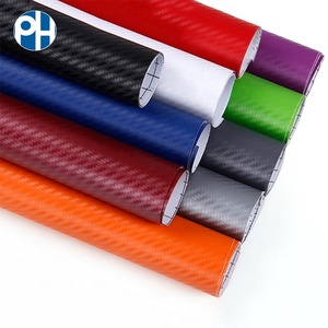 Vinilo Adhesivo <span class=keywords><strong>3D</strong></span> de Fibra de Carbono PH para Coches y Motocicletas - Rollo de Película Decorativa para Estilización Automotriz - Product Image 1