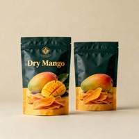 Op maat bedrukte staande pouch voor gedroogde mango's, veilige snackverpakking voor suiker en chips