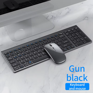 Juego combinado de teclado y mouse inalámbricos de tipo delgado de 2,4G con retroiluminación LED 78 teclas para computadoras portátiles y de escritorio para juegos - Product Image 4
